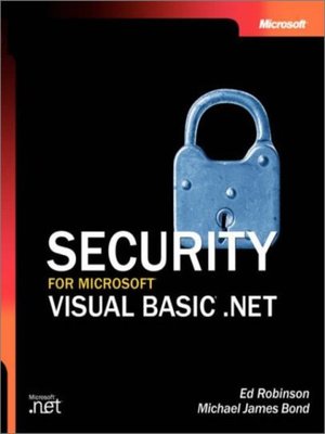 cover image of Security for Microsoft&#174; Visual Basic&#174; .NET